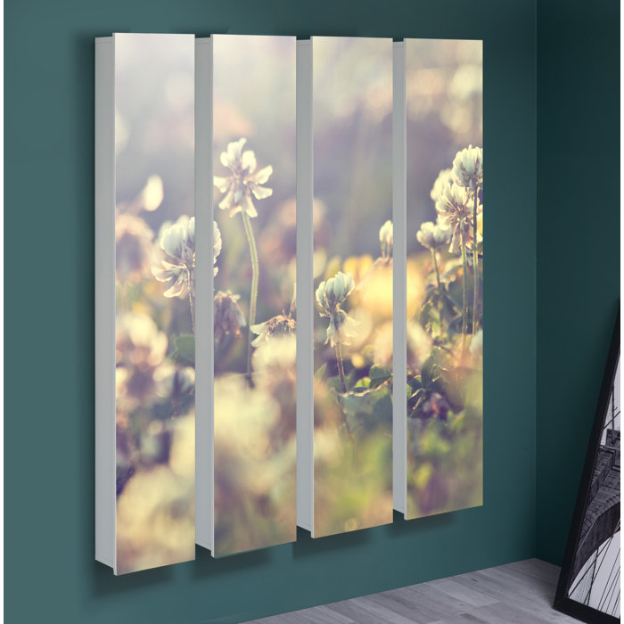 Ebern Designs 4-tlg. Schuhschrank-Set Flowers für 16 Paar Schuhe